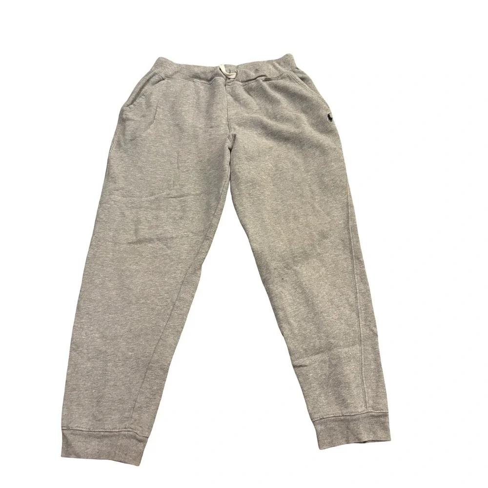 Polo Ralph Lauren Boys Heather Gray Fleece Jogger Sweatpants Size L 14-16